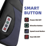 Revitalize Your Body with the iKristin Shiatsu Neck and Back Massager - Heated Deep Tissue Relief for Home, Office, and Travel