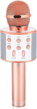 Ultimate Wireless Bluetooth Karaoke Microphone for Kids - Perfect Gift for Ages 5-12, Fun Champagne Color, Ideal for Solo Concerts and Family Parties