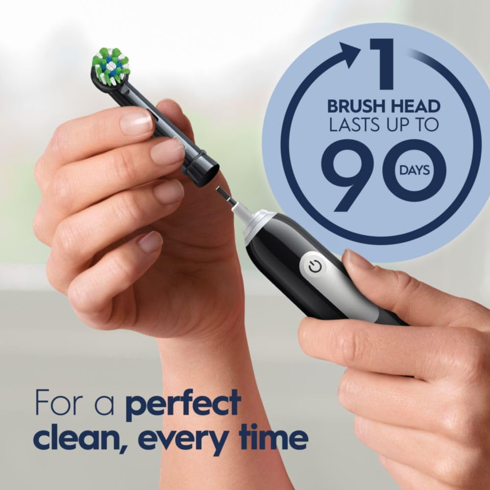 Pro 1000 Rechargeable Electric Toothbrush, Black