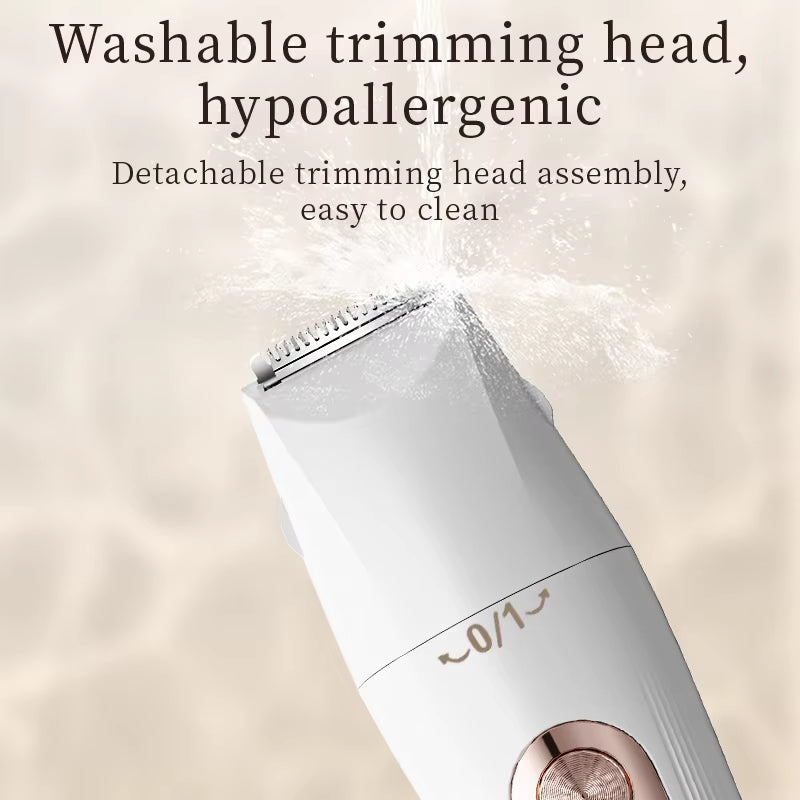 Women'S Electric Shaver 3-In-1 Painless Epilator Portable Bikini Trimmer Facial Shaver for Ladies Body Underarms Legs