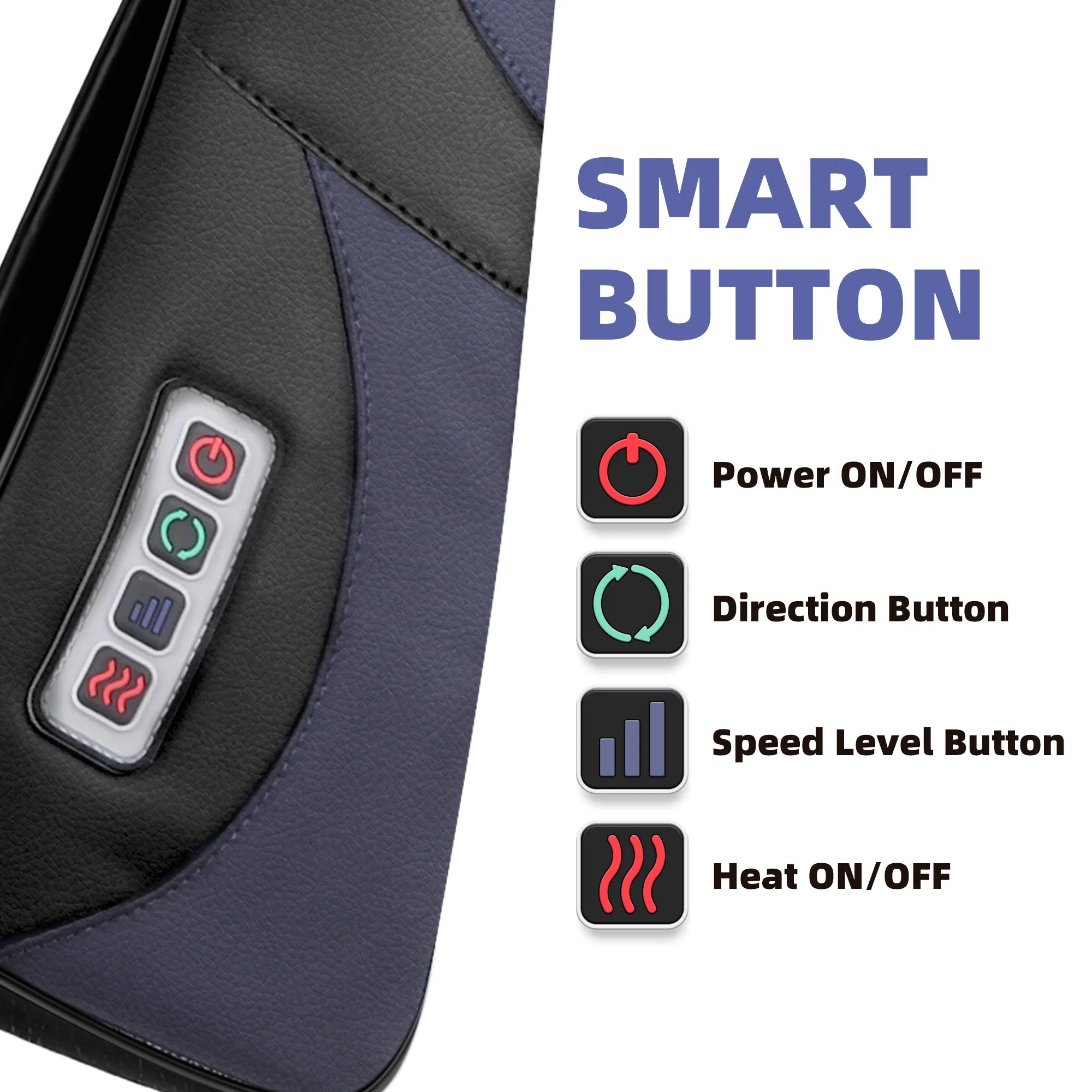 Revitalize Your Body with the iKristin Shiatsu Neck and Back Massager - Heated Deep Tissue Relief for Home, Office, and Travel