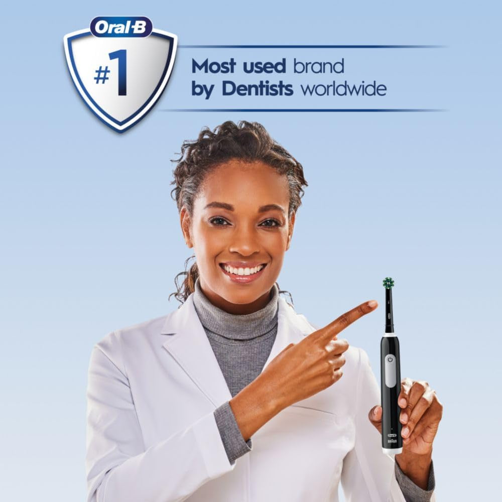 Pro 1000 Rechargeable Electric Toothbrush, Black