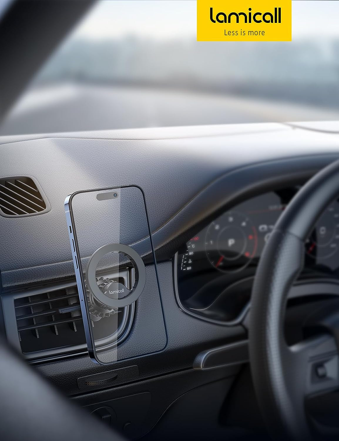 for Magsafe Car Mount - [20 Super Magnets] Magnetic Car Phone Mount, Air Vent Phone Holder Car, Hands Free Cell Phone Holder Clip Car Accessories Fit Iphone 16 15 14 13 Pro plus Max