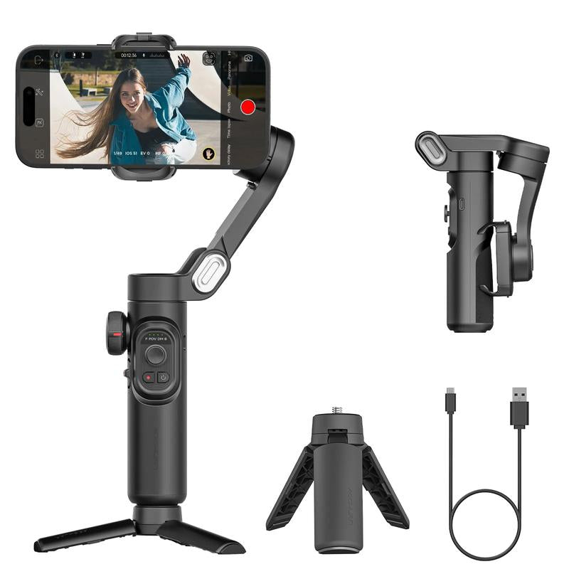 Elevate Your Video Game with the AOCHUAN Smart XE Kit Gimbal Stabilizer – Perfect for iPhone & Android!