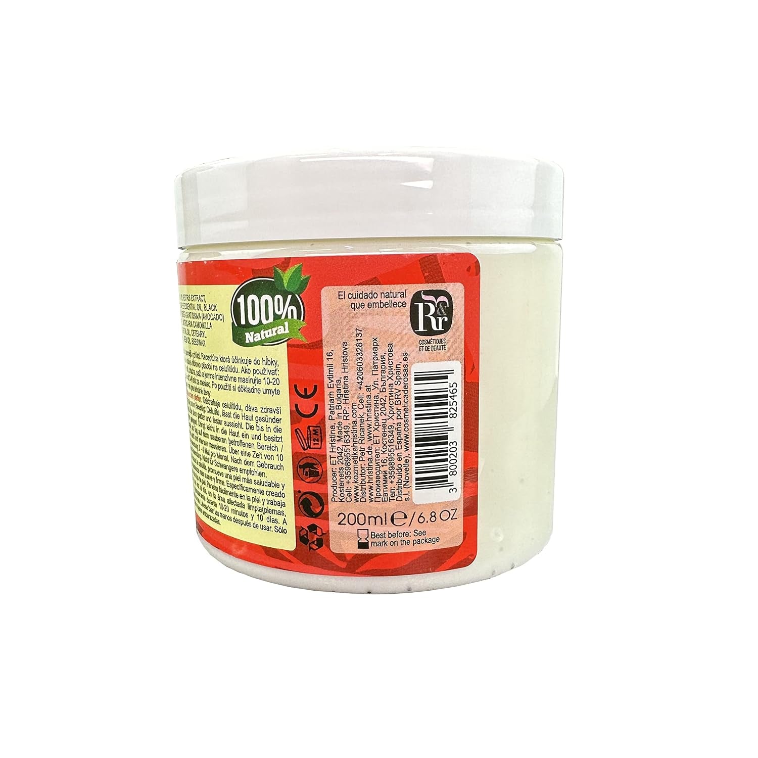 Anti Cellulite Cream with Black Pepper, Cellulite Remover, Body Firming and Tightening, Perfect for anti Cellulite Treatment Massage for Stomach, Legs and Arms