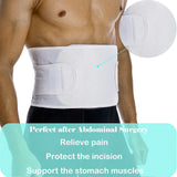 Hernia Belts for Men Abdominal Support Surgical Belly Binder Stomach Wrap Ban...