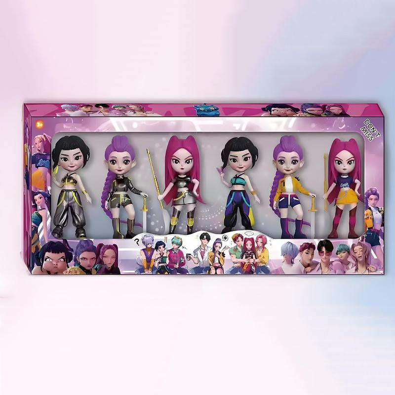 Discover the Magic of Our 6-Piece Enchanting Figure Collection – Adorable Character Figurines for Home Decor and Unique Gifts, Perfect for Christmas!