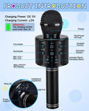 Exciting Karaoke Microphone for Kids Aged 3-12 - Perfect Birthday Gift for Young Singers! Fun for Boys and Girls!