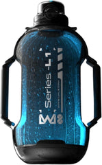 LWL8 Smart Water Bottle Series L-1 - Tracks Water Intake with Bluetooth, Glows & Remind You to Stay Hydrated | with Built-In Straw | Tracking Your Bottle | Set Reminders | Denim Black, 44 Oz
