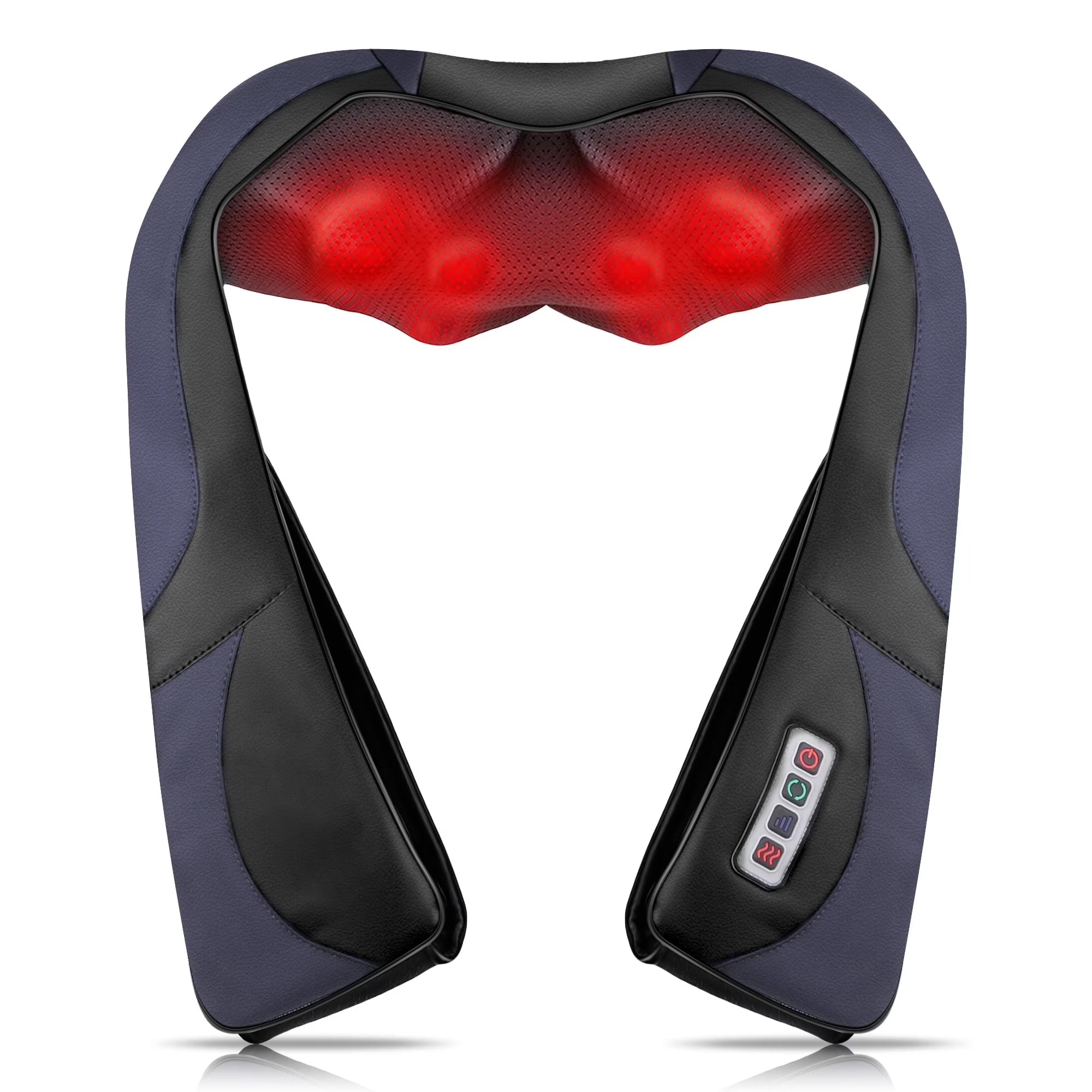 Revitalize Your Body with the iKristin Shiatsu Neck and Back Massager - Heated Deep Tissue Relief for Home, Office, and Travel