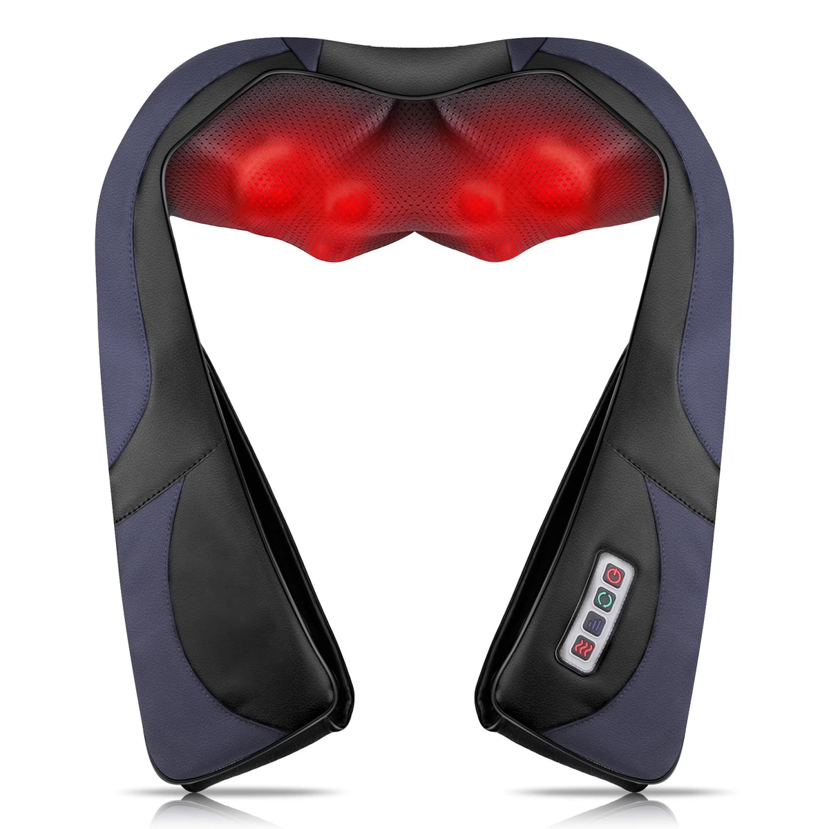 Revitalize Your Body with the iKristin Shiatsu Neck and Back Massager - Heated Deep Tissue Relief for Home, Office, and Travel