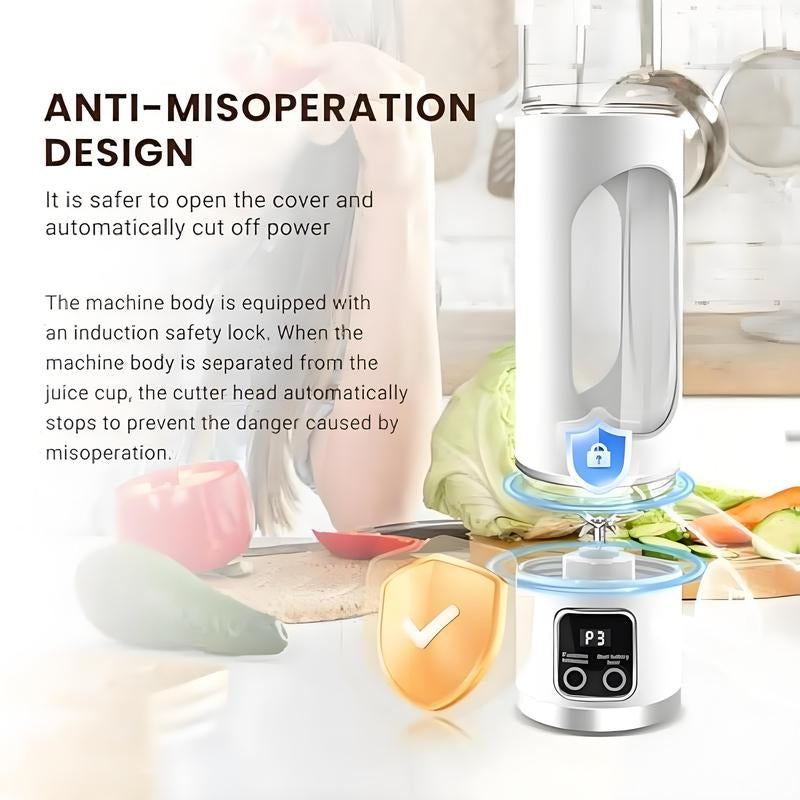Revolutionize Your Health with the 2025 Next-Gen Digital Multimode Juicer Blender - Smart LED Display, USB Rechargeable, and Perfect for Smoothies, Shakes, and Baby Food!