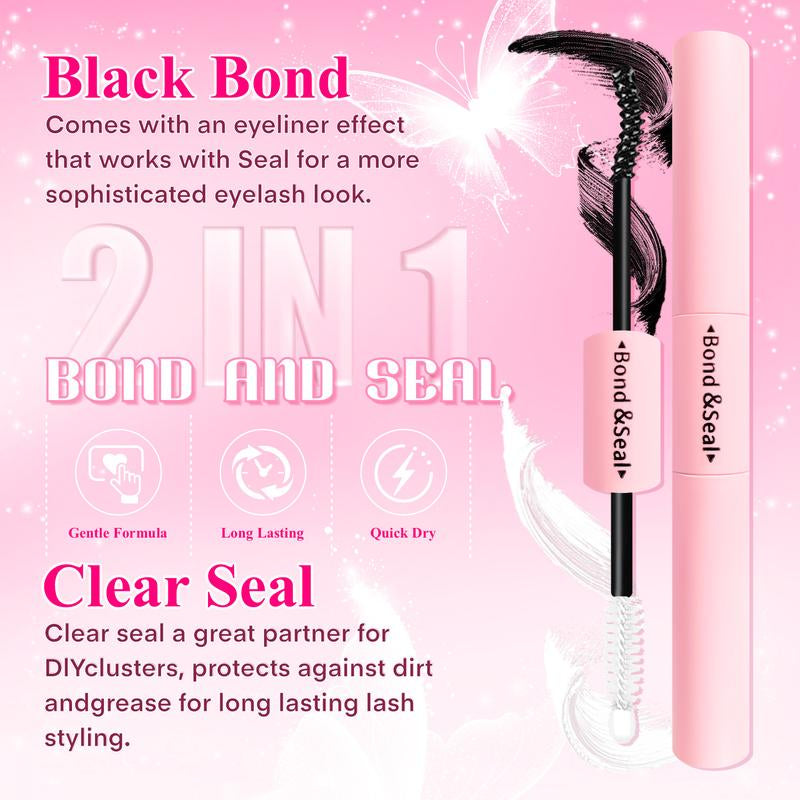 Surprise! Cluster Lash Extension Gift Set | Includes 30D 40D 60D 80D Natural Styles + 100D Extra Volume | Soft & Lightweight | Comes with Glue, Tweezers & Brush | Easy DIY at Home | Create Salon-Quality Look | Long-Lasting Glamorous Effect