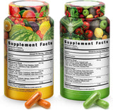 Superfood Fruits and Veggie Capsules - Overall Health and Energy - for Men and Women