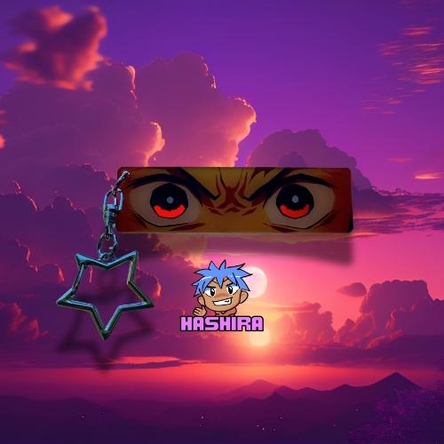 Illuminate Your Style with the Demon Slayer Acrylic Hashira Keychain - A Must-Have Gift for Anime Fans!