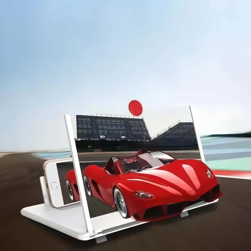 12"Mobile Phone Magnifier - Ultra-Hd Screen Magnifier for Easy TV Viewing Orientation for Landscapes Use Eye Protection Full-Screen Mobile Phone Magnification