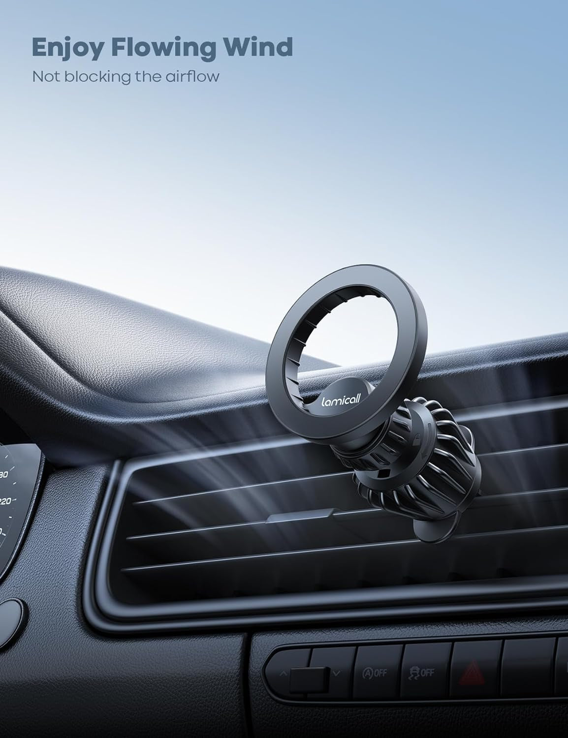 for Magsafe Car Mount - [20 Super Magnets] Magnetic Car Phone Mount, Air Vent Phone Holder Car, Hands Free Cell Phone Holder Clip Car Accessories Fit Iphone 16 15 14 13 Pro plus Max