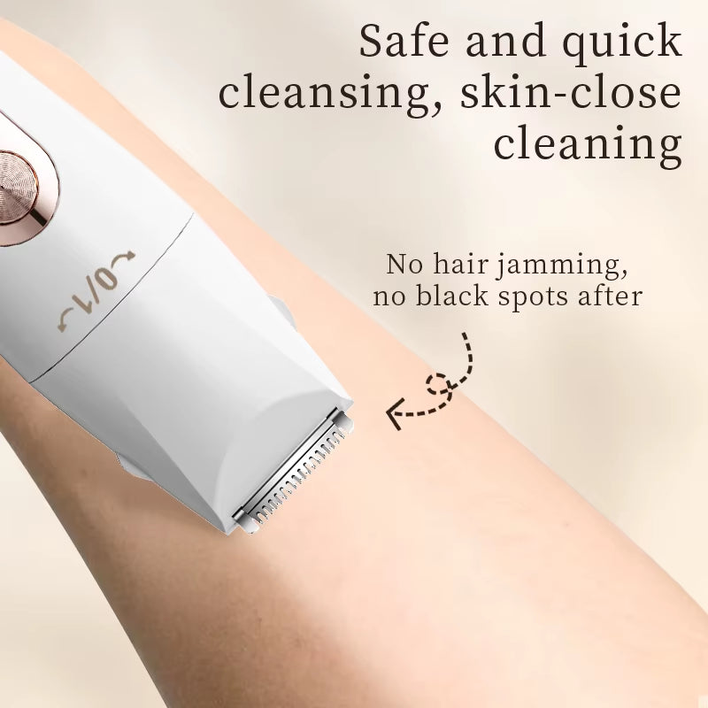 Women'S Electric Shaver 3-In-1 Painless Epilator Portable Bikini Trimmer Facial Shaver for Ladies Body Underarms Legs