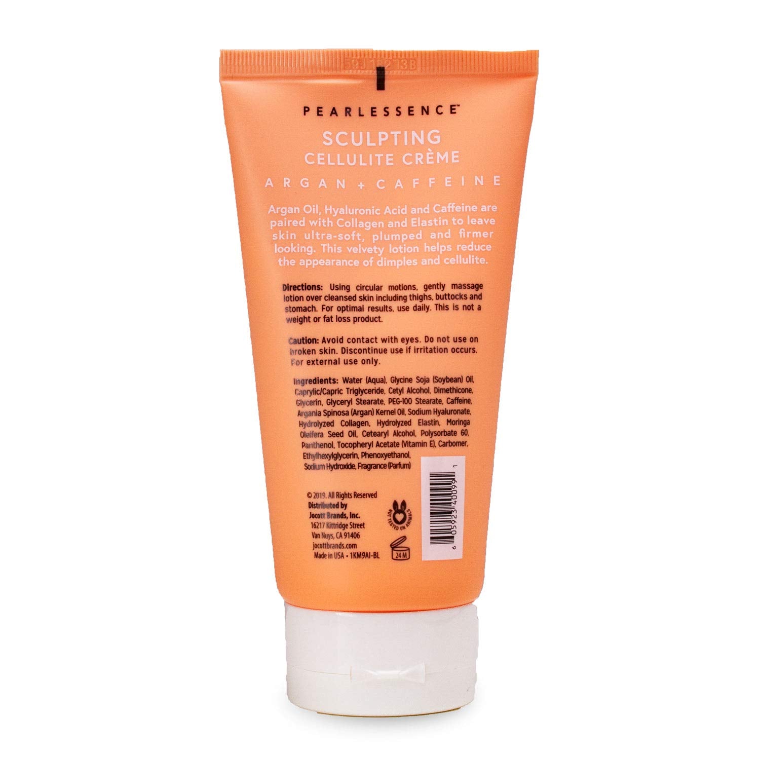 Sculpting Cellulite Cream, Argan & Caffeine - Helps Soften, Firm & Plump | Reduce Appearance of Dimples & Cellulite | USA Made (5 Ounces)