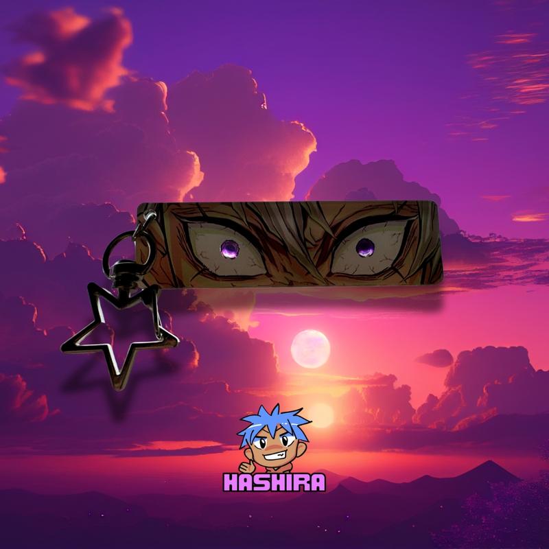 Illuminate Your Style with the Demon Slayer Acrylic Hashira Keychain - A Must-Have Gift for Anime Fans!