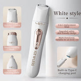 Women'S Electric Shaver 3-In-1 Painless Epilator Portable Bikini Trimmer Facial Shaver for Ladies Body Underarms Legs