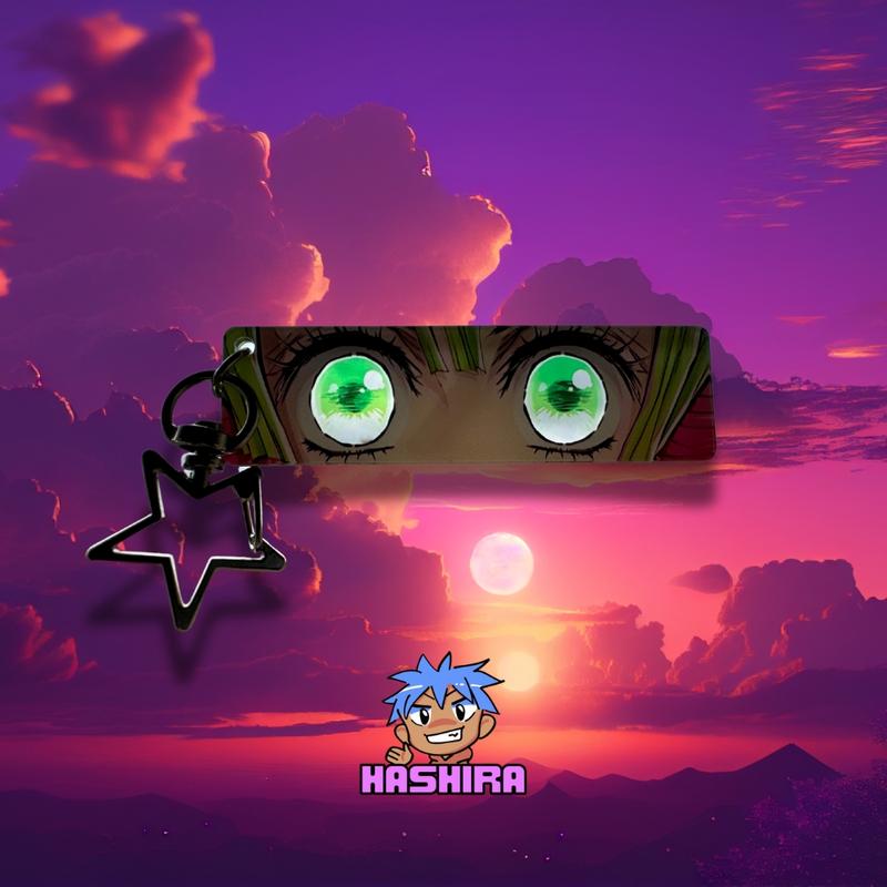 Illuminate Your Style with the Demon Slayer Acrylic Hashira Keychain - A Must-Have Gift for Anime Fans!
