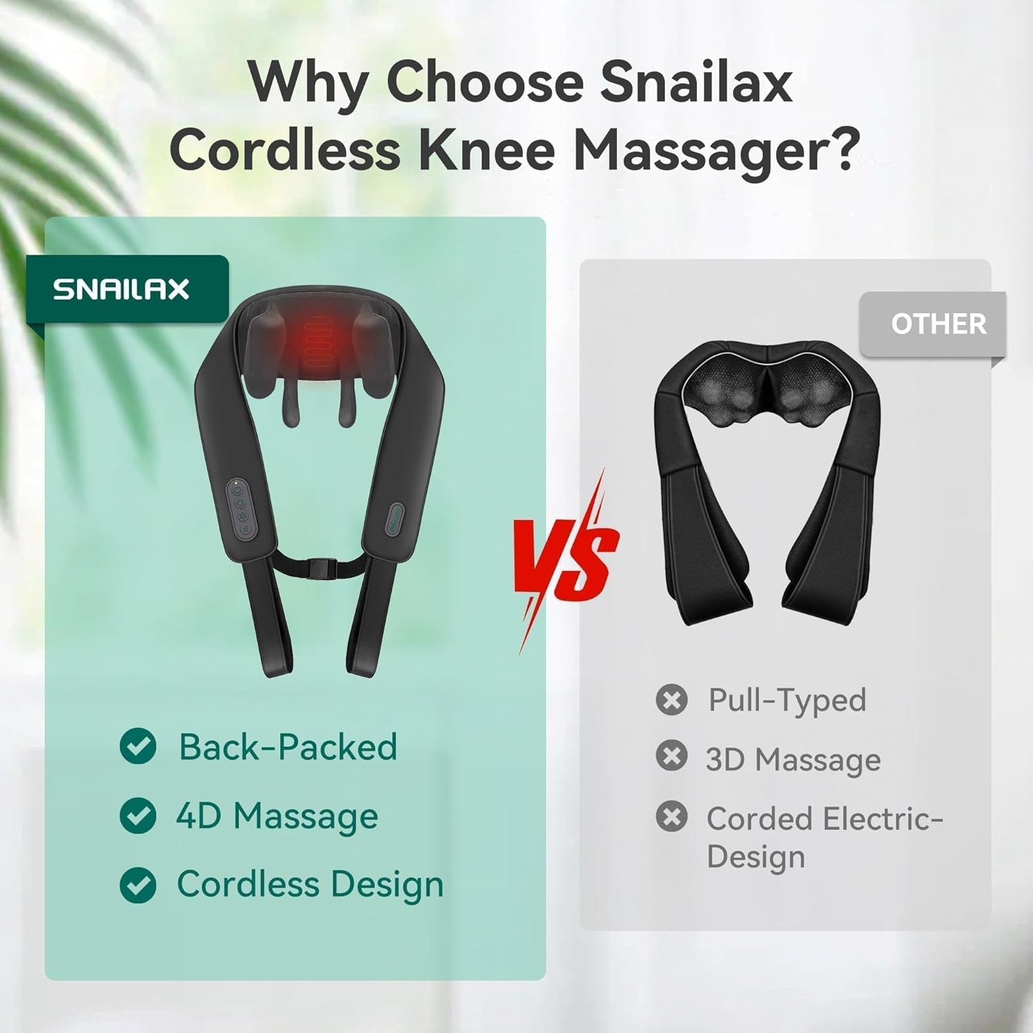 Cordless Neck Shoulder Massager with Soothing Heat, Upgarded 4D Deep Tissue Kneading, Shiatsu Back Massager Pillow for Neck, Traps, Back, Gifts for Men Women Mom Dad
